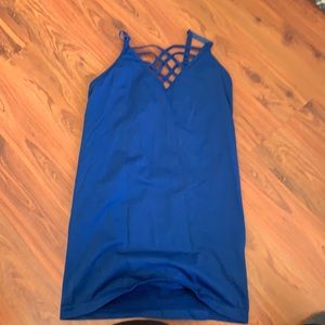 Sexy blue tank - good condition